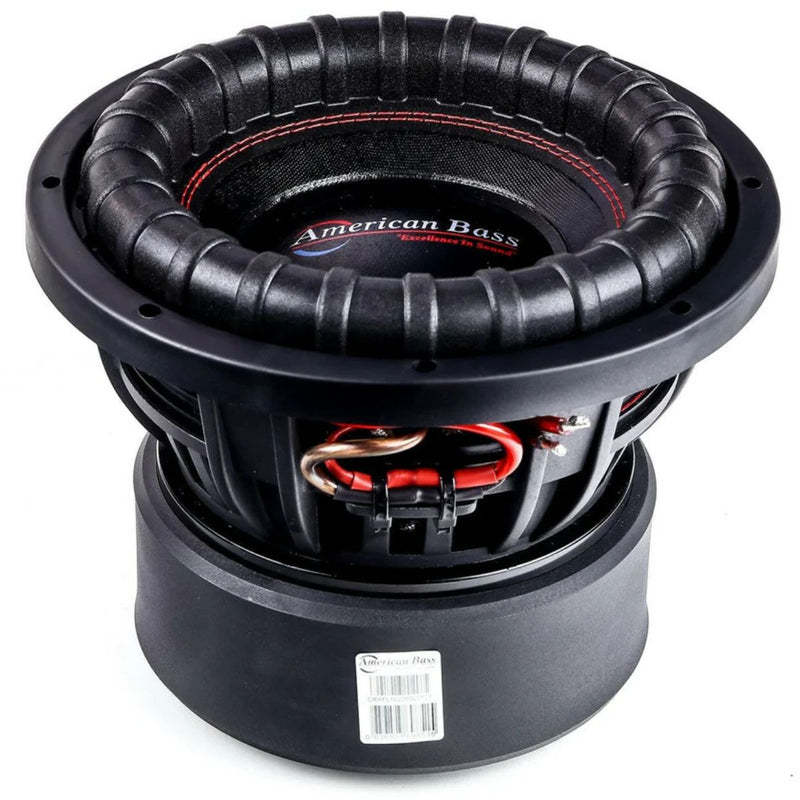 American Bass 10" XFL Series 1500 Watt RMS Dual 4 Ohm Car Subwoofer XFL-1044
