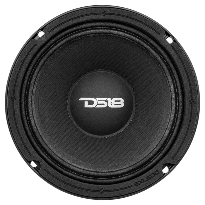 DS18 Car Audio XL 6.5 Inch Mid Range Loud Speaker 300 Watts 8 OHMS 6XL600-8