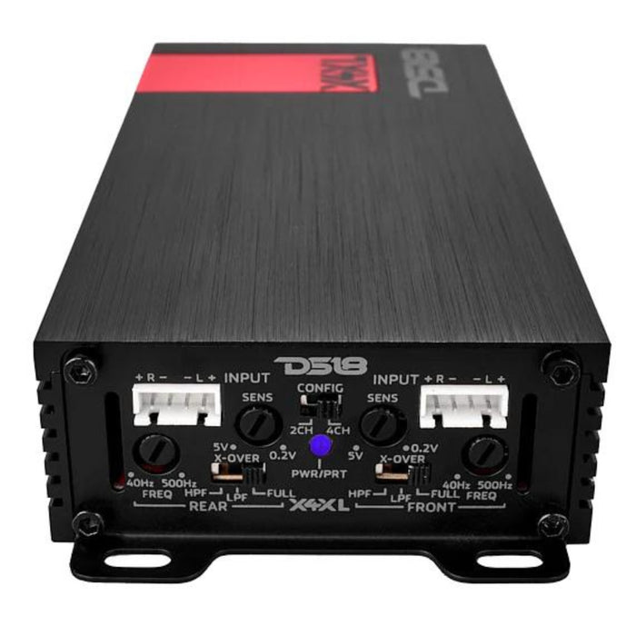 4-Channel 120W RMS 2-Ohm Class-D Ultra Compact Amplifier DS18 X Series / X4XL