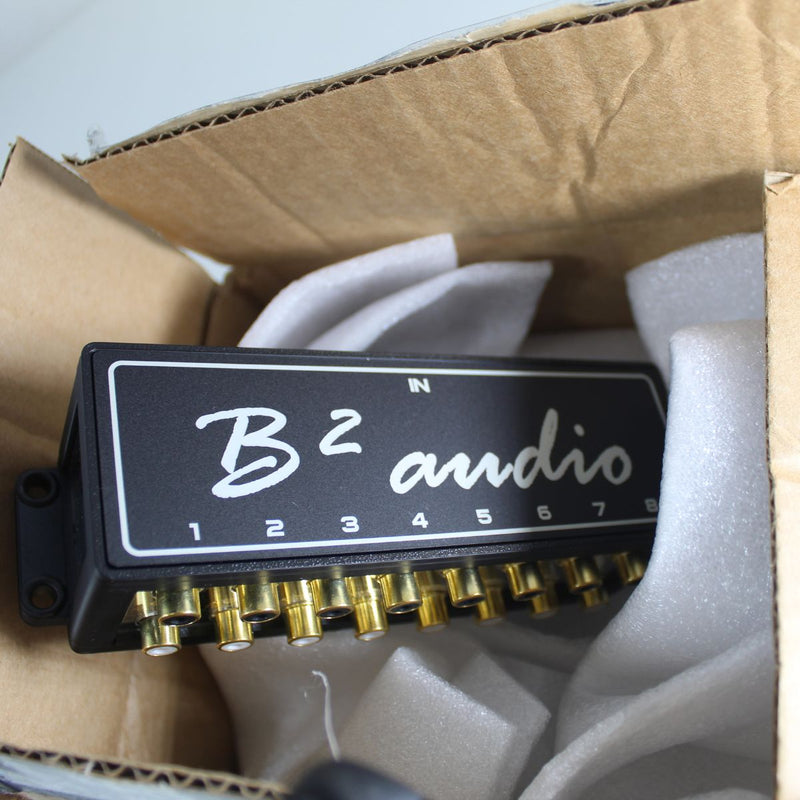 B2 Audio 1-to-8 Pair Cockbox RCA Splitter Distribution Block OPEN BOX