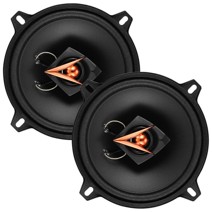 Cadence 5.25" 40 Watt RMS 4-Ohm 2-Way Coaxial Car Audio Speakers Pair IQ552GE