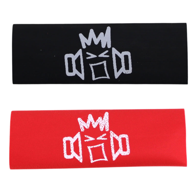 B2 Audio Heat Shrink 20 Pack of 4 Gauge Red & Black with B2 Riot Guy Logo
