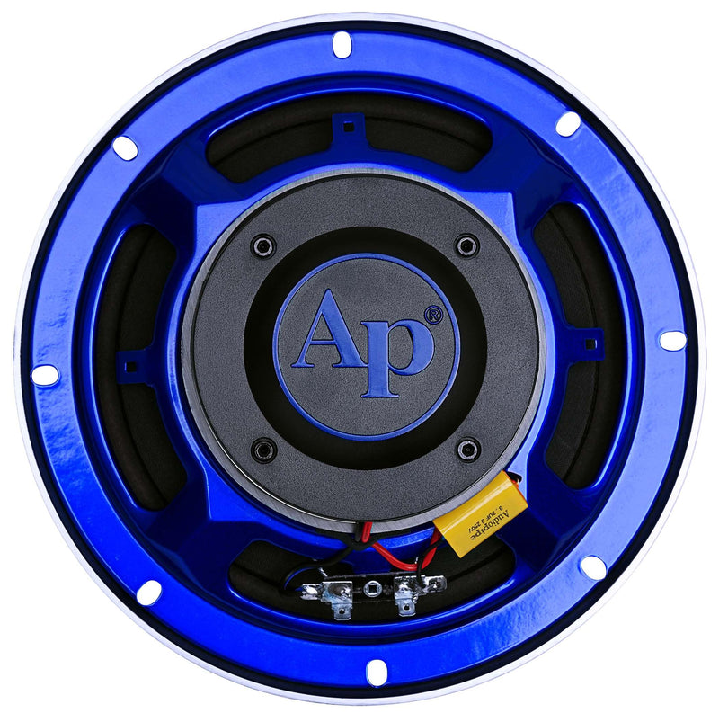 Audiopipe 8" 200W RMS 4 Ohm Blue Eye Candy Compression Horn Midrange Coaxspeaker