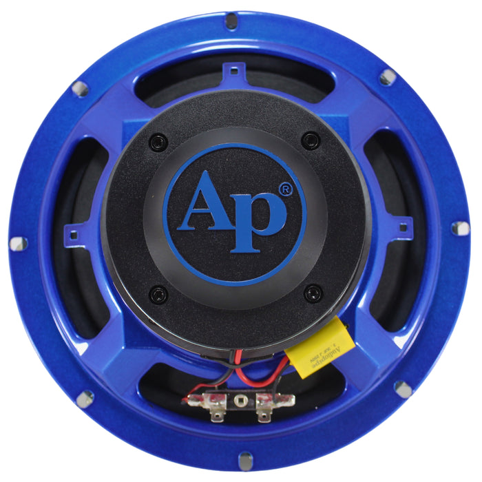 Audiopipe 8" 200W RMS 4 Ohm Blue Eye Candy Compression Horn Midrange Coaxspeaker