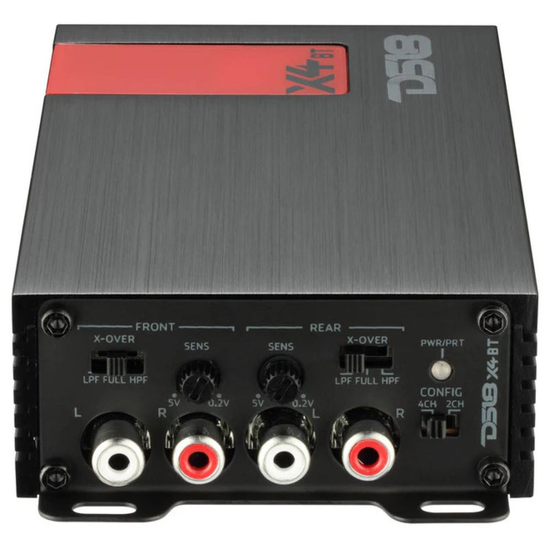 DS18 4-Channel 70W RMS Class D Full-Range Amplifier with Bluetooth X4BT