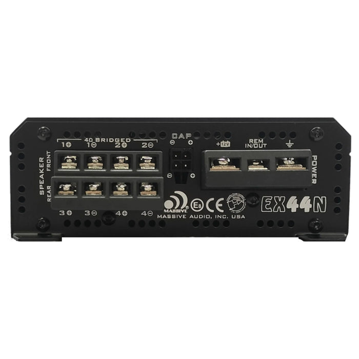 Massive Audio EDGE Series 400 Watts RMS 4-Ohm 4-Channel Class A/B Amplifier