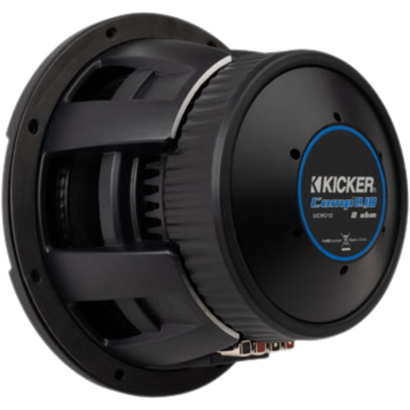 10" 400W RMS 2-Ohm Dual Voice Coil Subwoofer Kicker CompQ Series 51CWQ102
