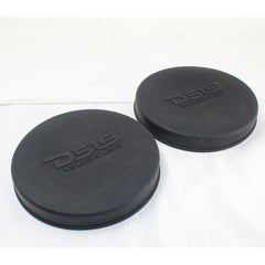 Pair of Black DS18 HYDRO 6" Silastic Marine Speaker Covers CS-6/BK OPEN BOX