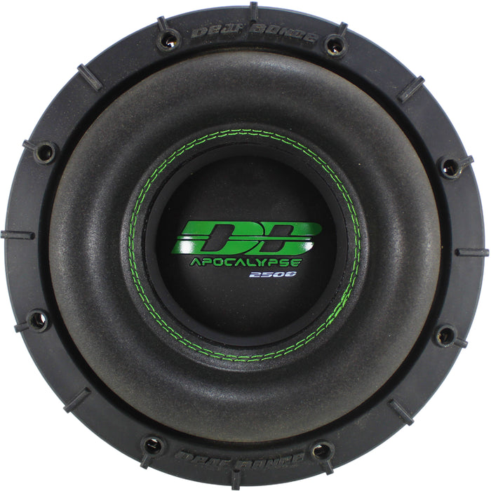 Deaf Bonce Apocalypse 8" 800W RMS Dual 1-Ohm Bass Subwoofer / SA2508-D1 OPEN BOX