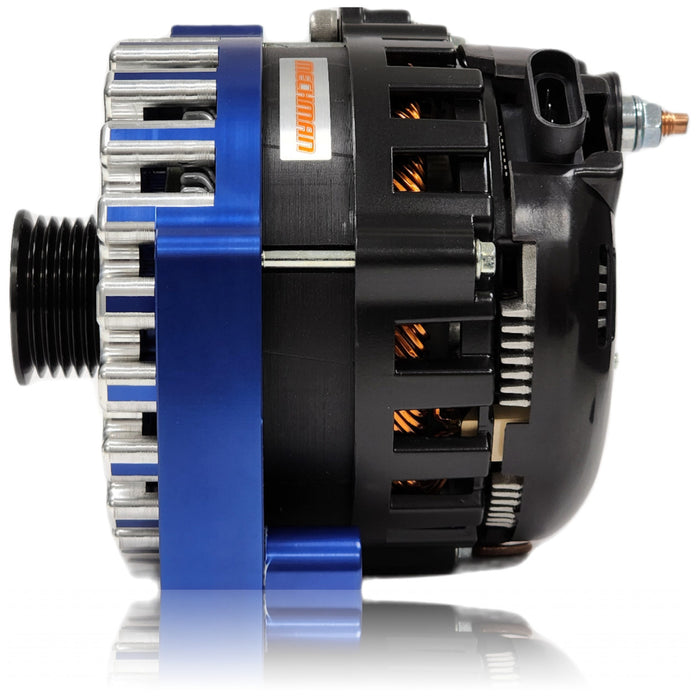 Mechman E-Series 400 Amp Dark Blue Alternator For 1987 - 1995 GM 4.5L Truck