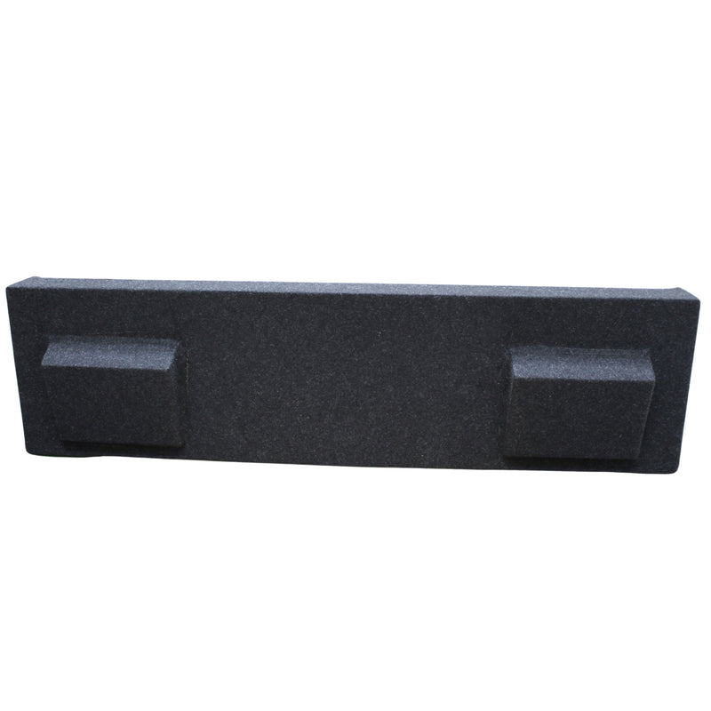 King Boxes 12" Dual DF Sealed Carpet Box 14-18 Silverado/Sierra Crew Cab AG25-12