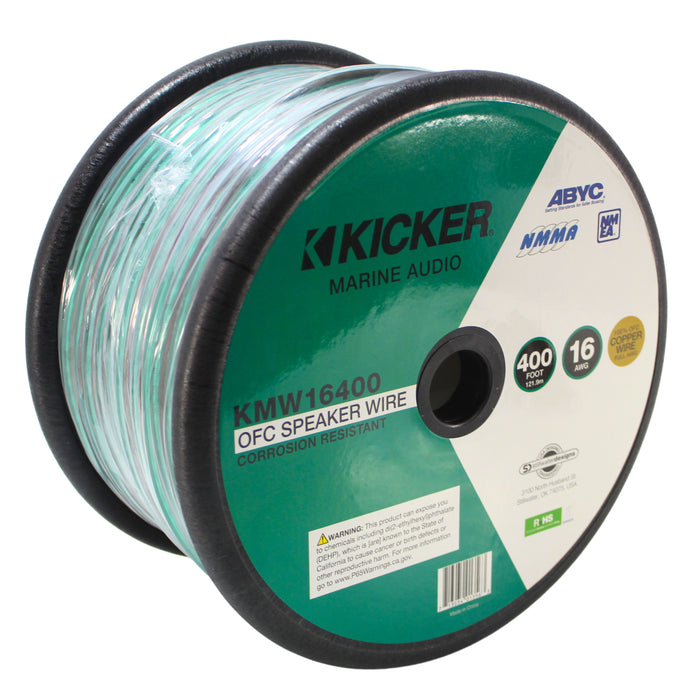 Kicker Marine 16AWG Silver Tinned Oxygen Free Copper Speaker Wire Blue/Clear Lot