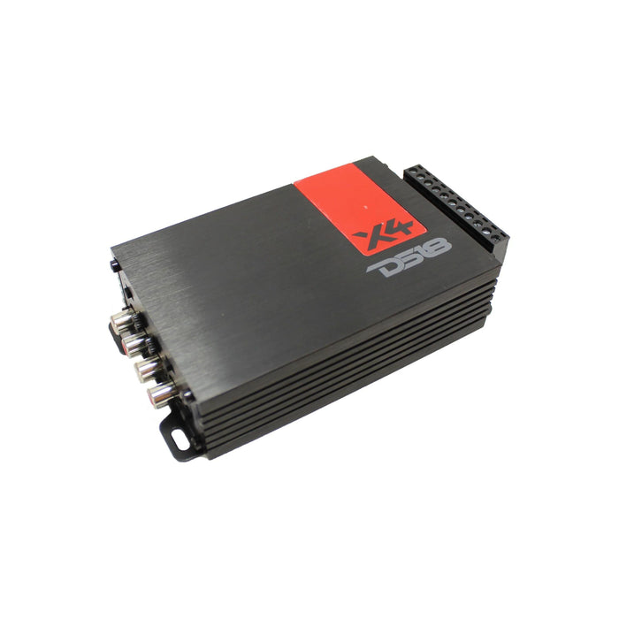 4 Channel 1320W Class-D 4-Ohm Compact Amplifier DS18 X4 Series