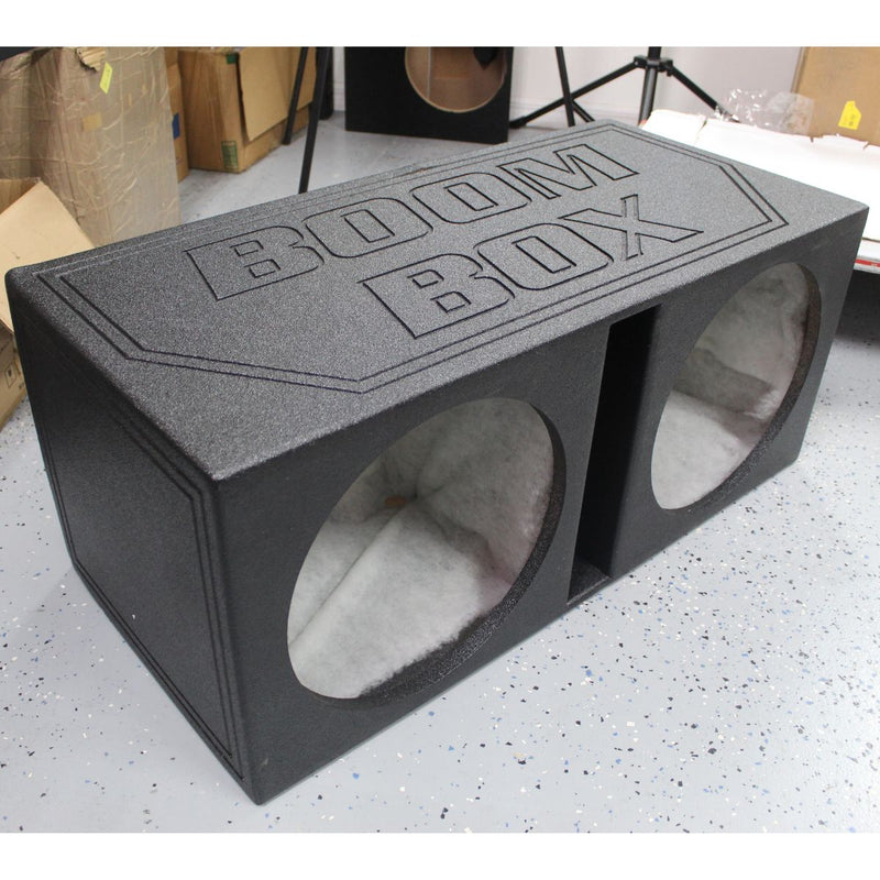 Pipemans Installation Dual 15" Vented and Coated Subwoofer Box 1" Baffle OPEN BOX