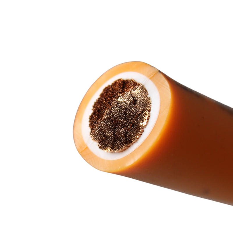 GP Car Audio 4 AWG 100% OFC Power/Ground Wire Orange Lot Cut By The Foot