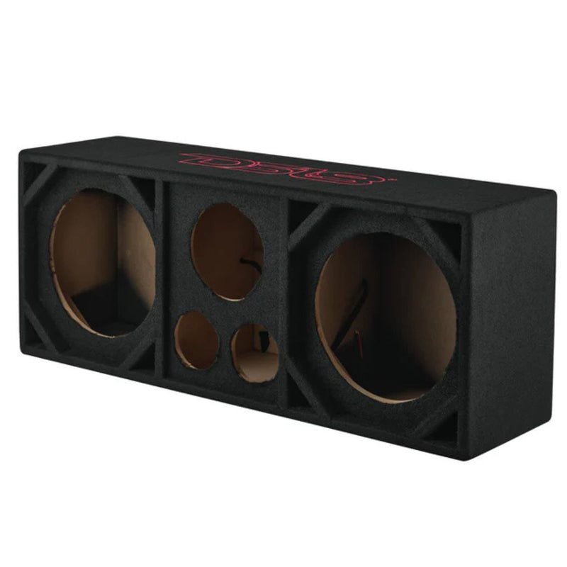 Dual 12 + Dual 4 Tweeter + 2 Driver Ported Voceteo Enclosure Speakon Ready