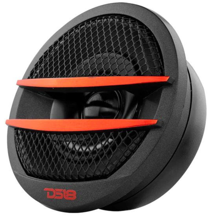 DS18 pair of 2" PEI Dome Ferrite 200 Watts Max 4 Ohm tweeters Red TX1R