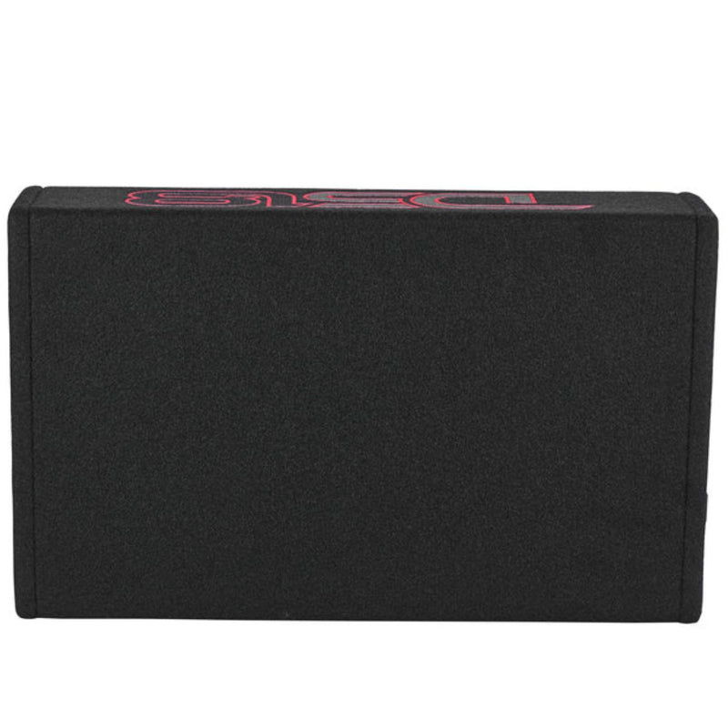 10 350W RMS 2-Ohm Shallow Loaded Sealed Subwoofer Enclosure for Pickup Trucks