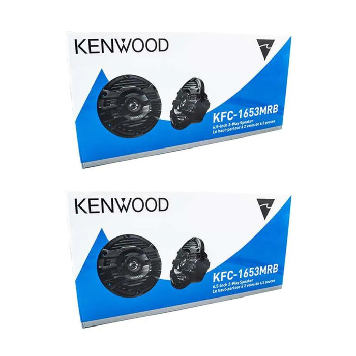 Kenwood Digital Media Receiver /w Bluetooth & (4) 6.5" Marine/Motorsports Speakers
