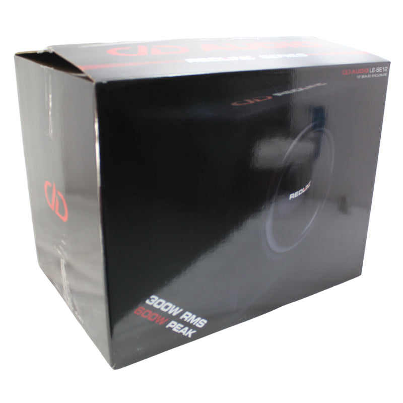 DD Audio REDLINE Series 12 Inch 600 Watt Loaded Subwoofer Enclosure