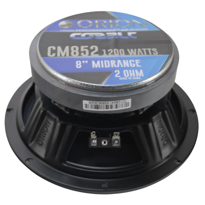 8" 300 Watt RMS 2-Ohm High Efficiency Midrange Bullet Speaker Orion Cobalt CM852