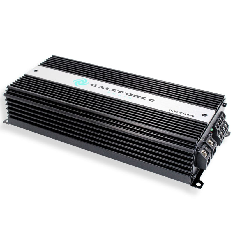 4 Ch 1200W RMS 2 Ohm Class D Korean Car Audio Amplifier Galeforce Audio K1200.4