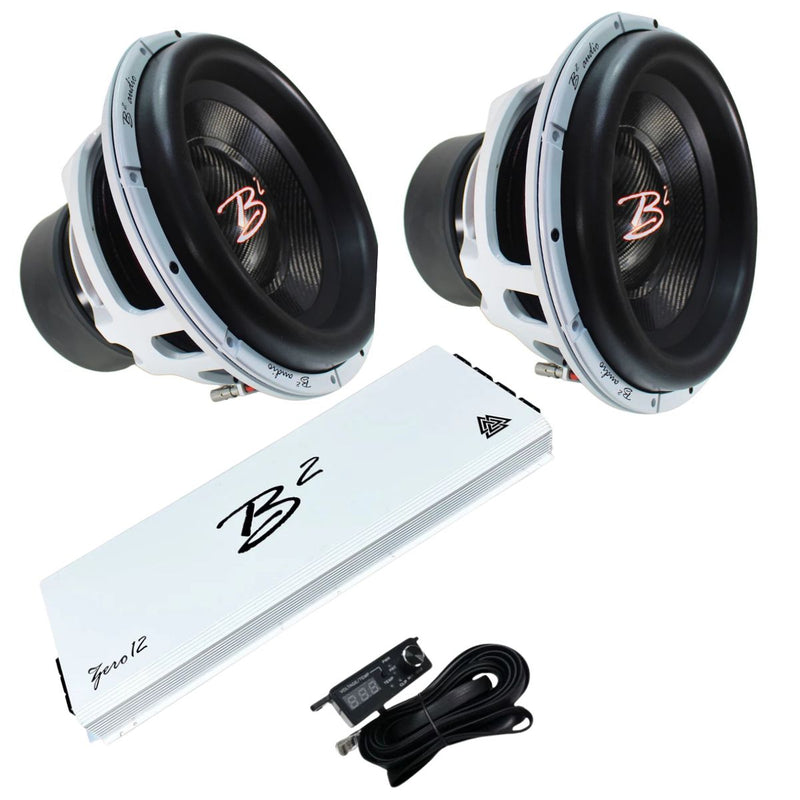 Dual RAGEXL V2 15" 3500W RMS D2 Subwoofers & a ZERO 12 12,500W Mono Amplifier