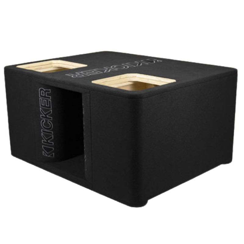 Dual 12" KICKER SoloX L7X Empty Subwoofer Enclosure 49DUL7X12