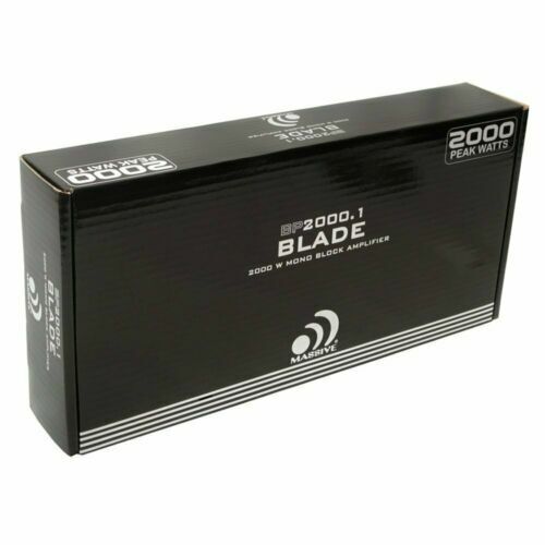 Massive BP2000.1 2000 watt Class D Monoblock Car Power Amplifier 1 Ohm New - Big Jeff Online Inc