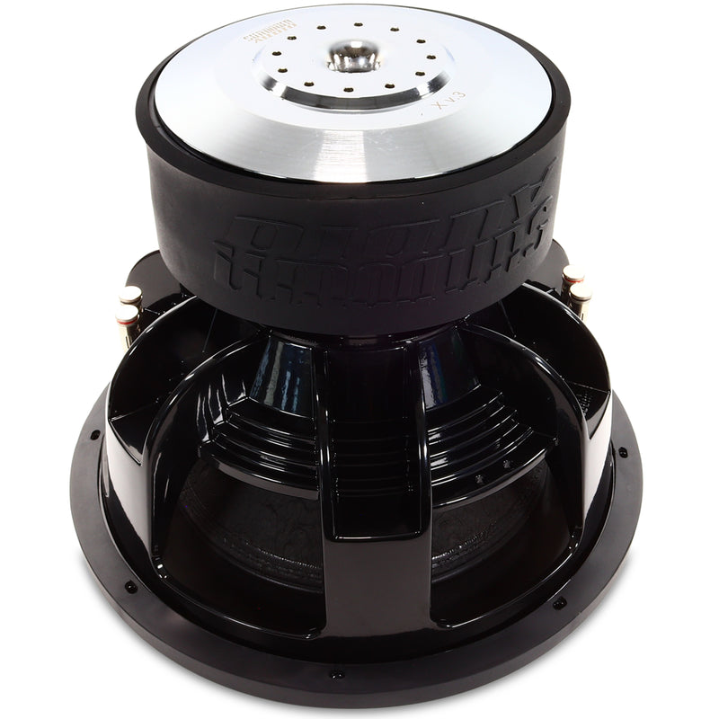 2000W RMS DVC 1 or 2-Ohm 15" X Series V3 Subwoofer w/Single 15" Birch Ported Box