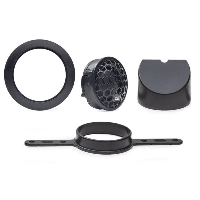 DD Audio 25mm 4-Ohm 125 Watt Peak/25W RMS Cloth Dome Tweeter D-T25a