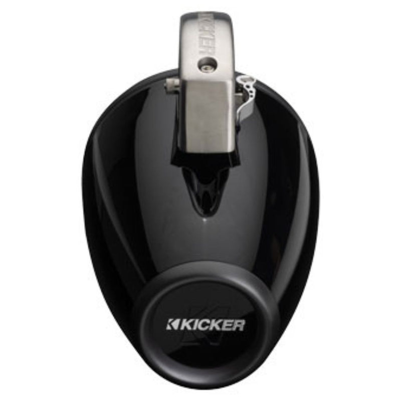 8" 500W RMS 4-Ohm Marine HLCD Tower Speakers Pair KICKER KMTCXL8 Black