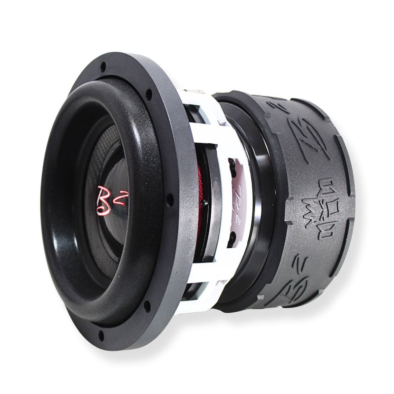 B2 Audio 8" Carbon Fiber Subwoofer RAMPAGE8 V3 1000W RMS Dual 1 Ohm