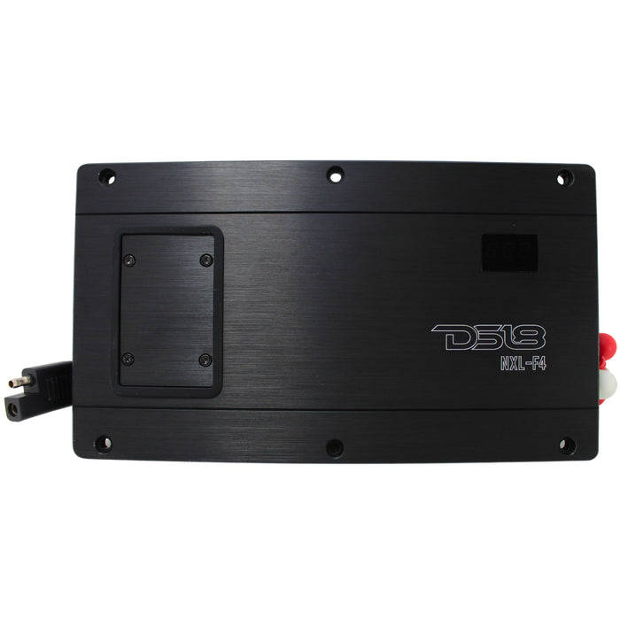 DS18 NXL-F4 4-Ch Marine & Powersports Amplifier Class D 1200W Flush Mount IPX67