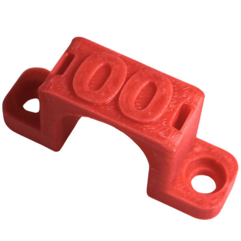 00 Gauge Cable Management Wire Comb Single Slot Can Use w/ Cable Tie Red/Black