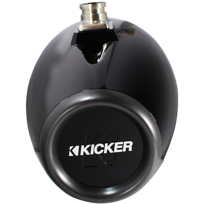 Kicker KMTC Series 8" 300W Marine Coaxial Black Tower System Speakers / 45KMTC8