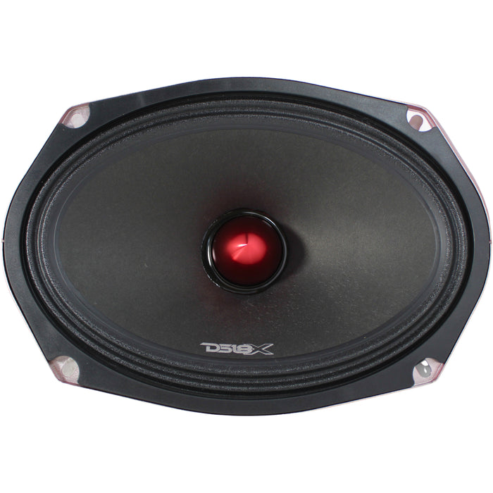 DS18 Pro 6x9" 200W RMS 8-Ohm Midrange Loud Speaker with Grill / PRO-X698BM