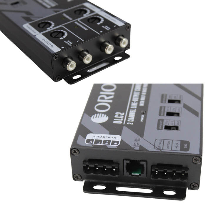 2 Channel LED Line Output Convertor w/ Built-in Bass Processor & Bass Knob