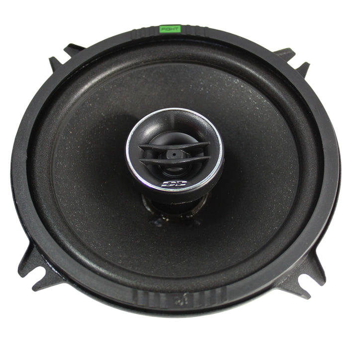 5.2" 50W RMS  4 Ohm Coaxial Speakers Deaf Bonce Machete FIGHT Series MFX-50