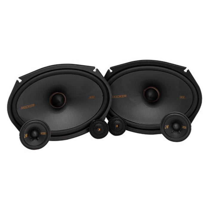 Kicker KS Series 6"x9" 4 Ohm 200 Watts Component Speaker System 51KSS369