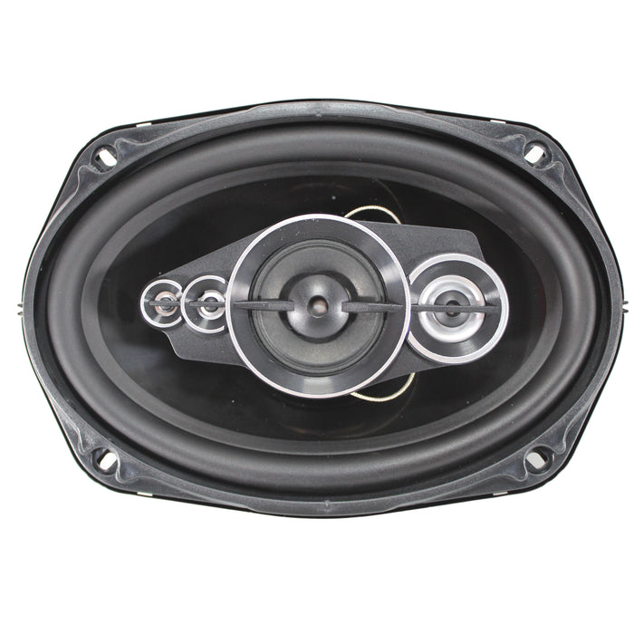 Pair of 6.9" 5-way 4 ohm 250 watts RMS 1" ASV Voice Coil Speakers Audio Drift