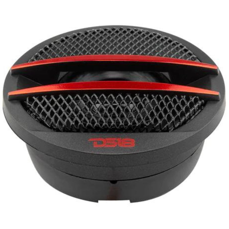 DS18 Pair of 2" PEI Dome Ferrite 200 Watts Max 4 Ohm tweeters Red TX1R