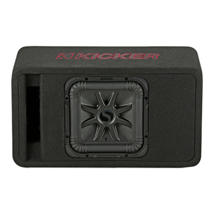 Kicker Loaded Vented Angled-Back 10" Subwoofer Enclosure 1000W Peak 45VL7R102