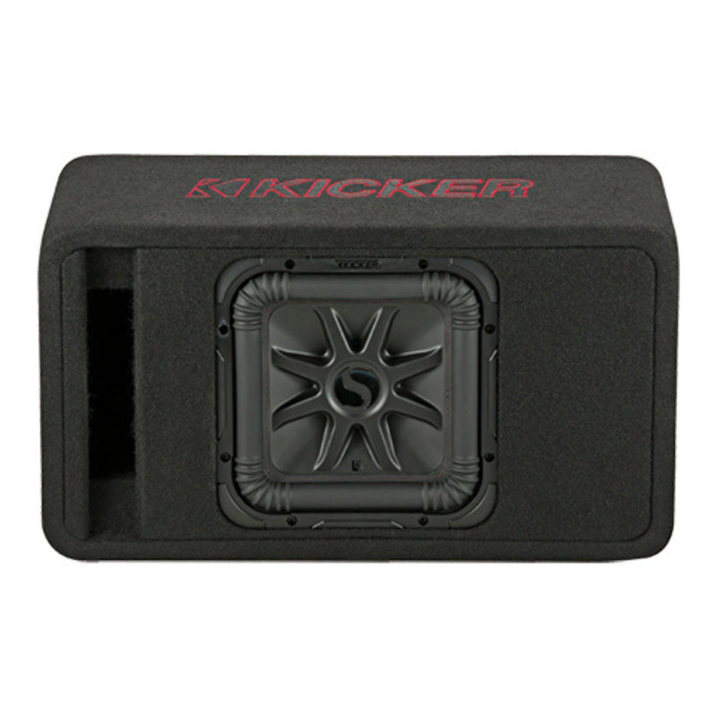 Kicker Loaded Vented Angled-Back 10" Subwoofer Enclosure 1000W Peak 45VL7R102