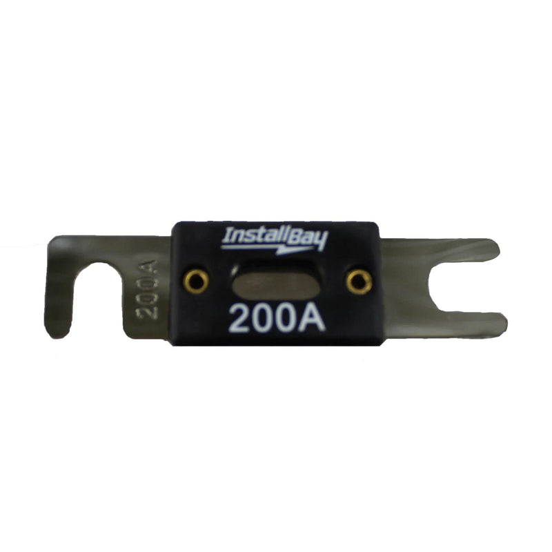 Install Bay Pair of Nickel Plated Fuse Holders ANLFH  + Fuses ANL-200