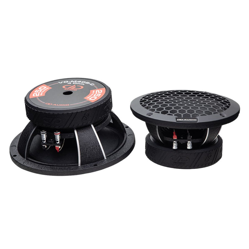 8" Midrange 250 Watt RMS 4 Ohm Midrange Car Audio Speakers Pair DD Audio