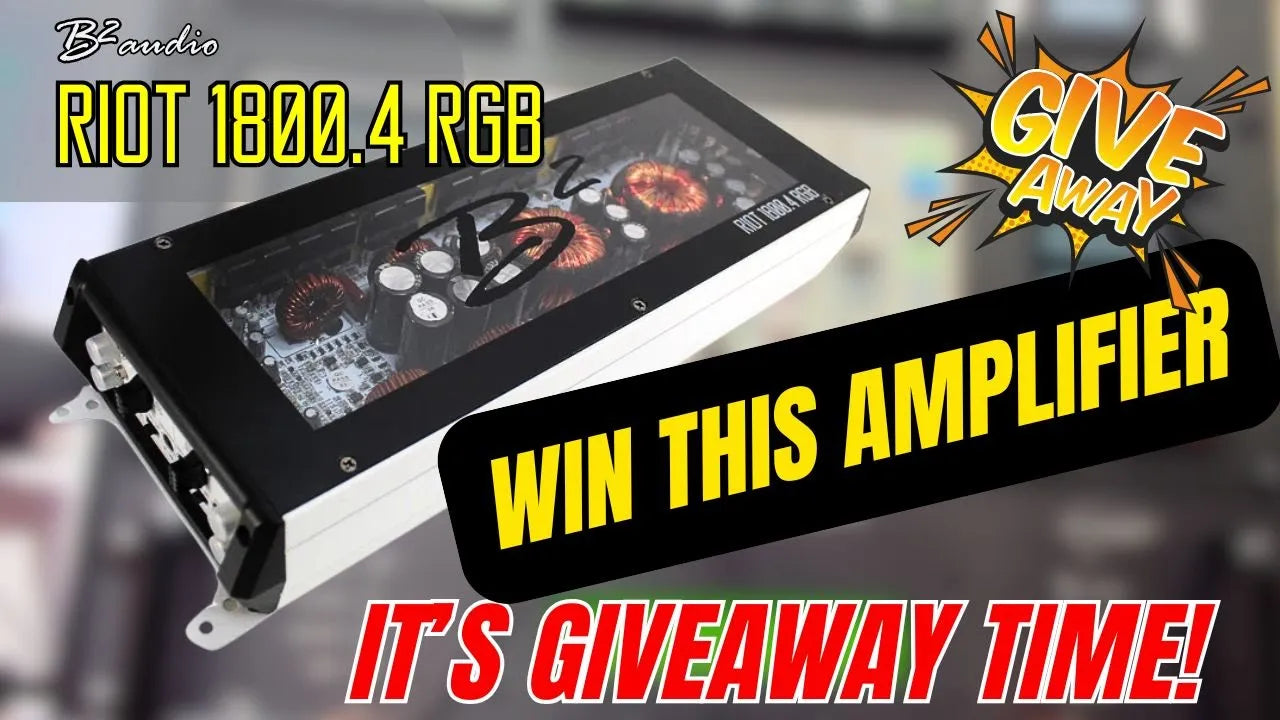 Win a B2 Audio RIOT1800.4 Amplifier! 🎉 Enter the Giveaway Now!