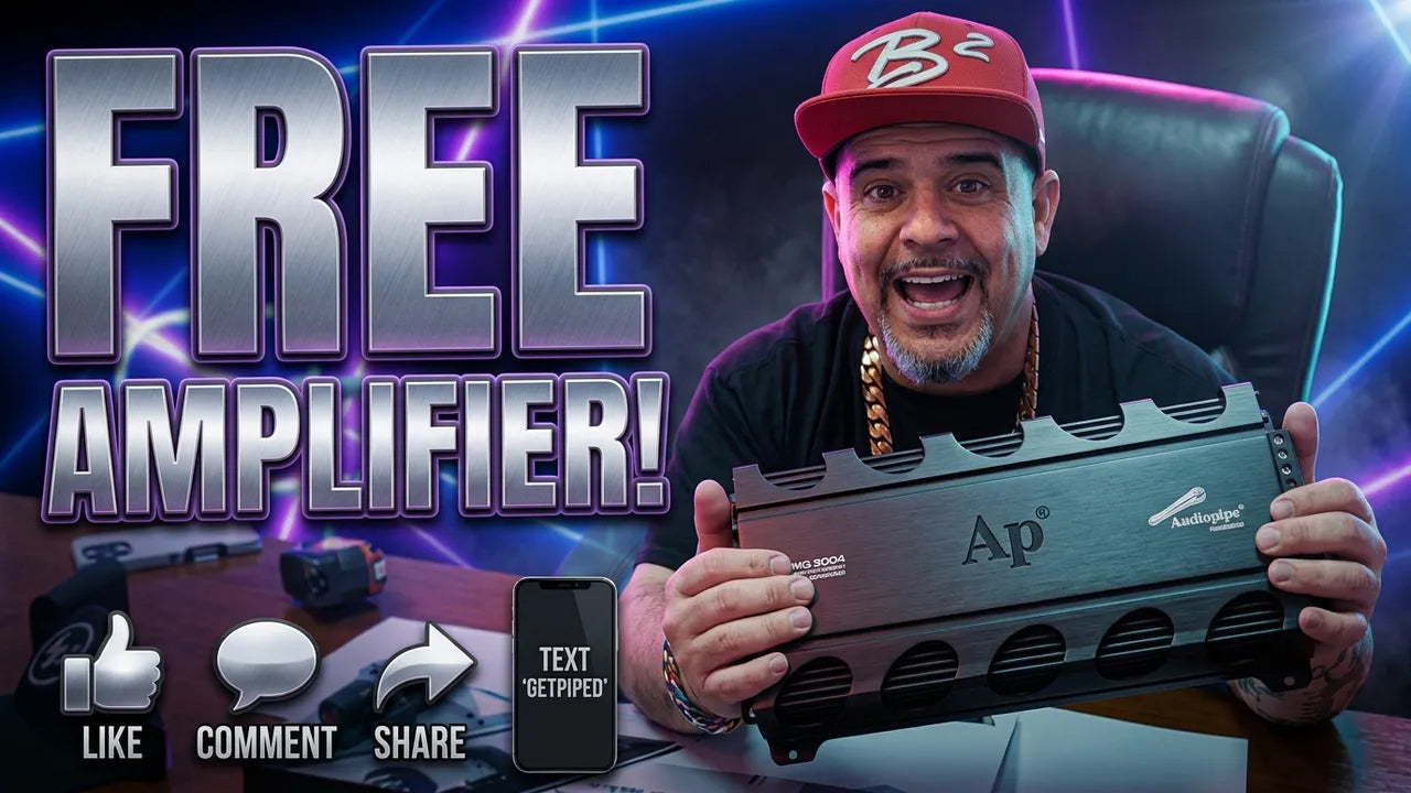 Win This Audiopipe APMQ-2004 1600W 4 Channel Amp | Big Jeff Audio Giveaway