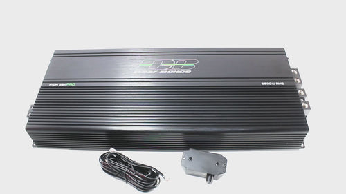  Product video showcasing the Deaf Bonce ATOM 9.5K PRO amplifier, highlighting features, terminal layout, and extreme power output.