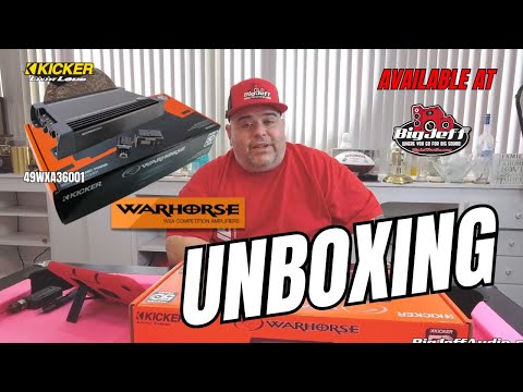 Kicker WARHORSE WXA Series 3600W RMS Monoblock Competition Amplifier /49WXA36001